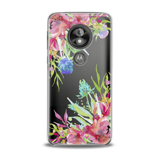 Lex Altern Watercolor Floral Print Motorola Case