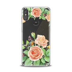 Lex Altern TPU Silicone Motorola Case Orange Roses