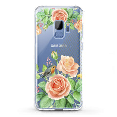 Lex Altern TPU Silicone Samsung Galaxy Case Orange Roses