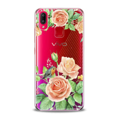 Lex Altern TPU Silicone VIVO Case Orange Roses