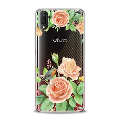 Lex Altern TPU Silicone VIVO Case Orange Roses