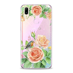 Lex Altern TPU Silicone VIVO Case Orange Roses