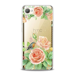 Lex Altern TPU Silicone HTC Case Orange Roses