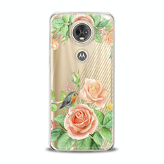 Lex Altern TPU Silicone Motorola Case Orange Roses