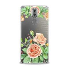 Lex Altern TPU Silicone Phone Case Orange Roses