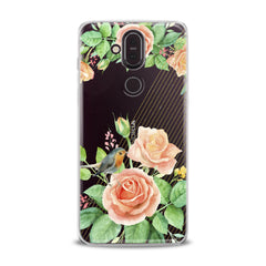 Lex Altern TPU Silicone Nokia Case Orange Roses