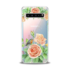 Lex Altern TPU Silicone Samsung Galaxy Case Orange Roses