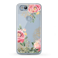 Lex Altern TPU Silicone Google Pixel Case Pink Peony