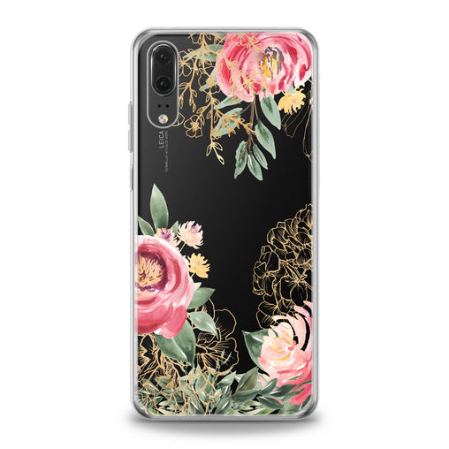 Lex Altern Pink Peony Huawei Honor Case