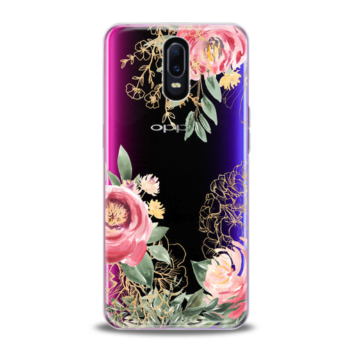 Lex Altern Pink Peony Oppo Case