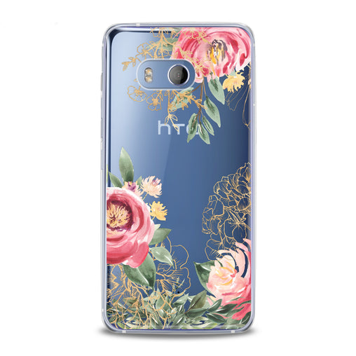 Lex Altern Pink Peony HTC Case