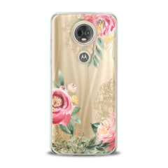 Lex Altern TPU Silicone Motorola Case Pink Peony