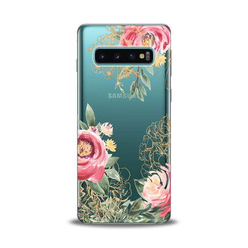 Lex Altern Pink Peony Samsung Galaxy Case