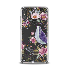 Lex Altern TPU Silicone Motorola Case Floral Bird