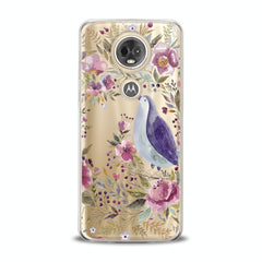 Lex Altern TPU Silicone Motorola Case Floral Bird