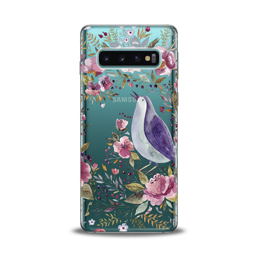 Lex Altern Floral Bird Samsung Galaxy Case