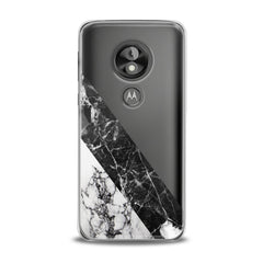 Lex Altern TPU Silicone Motorola Case Corner Marble