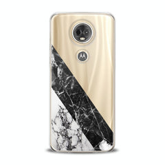 Lex Altern TPU Silicone Motorola Case Corner Marble