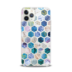 Lex Altern TPU Silicone iPhone Case Blue Honeycombs