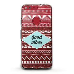 Lex Altern TPU Silicone Google Pixel Case Geometric Quote