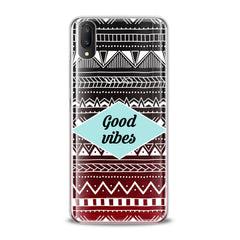 Lex Altern TPU Silicone VIVO Case Geometric Quote