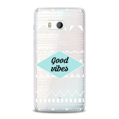 Lex Altern TPU Silicone HTC Case Geometric Quote