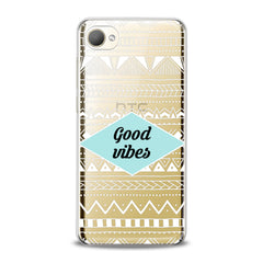 Lex Altern TPU Silicone HTC Case Geometric Quote