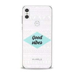 Lex Altern TPU Silicone Motorola Case Geometric Quote