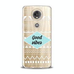 Lex Altern TPU Silicone Motorola Case Geometric Quote