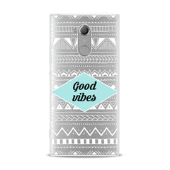 Lex Altern TPU Silicone Sony Xperia Case Geometric Quote