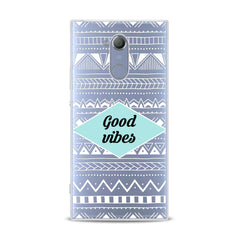 Lex Altern TPU Silicone Sony Xperia Case Geometric Quote