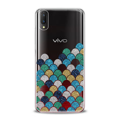 Lex Altern TPU Silicone VIVO Case Abstract Fishscale