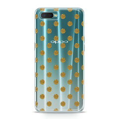 Lex Altern TPU Silicone Oppo Case Golden Dots