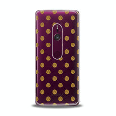 Lex Altern TPU Silicone Sony Xperia Case Golden Dots