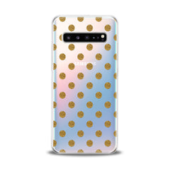 Lex Altern TPU Silicone Samsung Galaxy Case Golden Dots