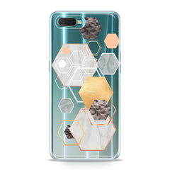 Lex Altern TPU Silicone Oppo Case Geometric Hexagons