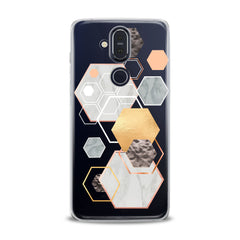 Lex Altern TPU Silicone Nokia Case Geometric Hexagons