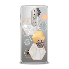 Lex Altern TPU Silicone Nokia Case Geometric Hexagons