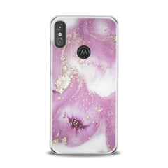 Lex Altern TPU Silicone Motorola Case Pink Oil Paint