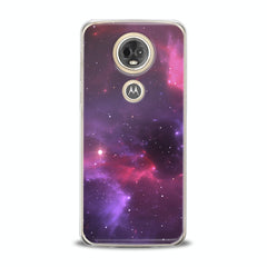 Lex Altern TPU Silicone Motorola Case Purple Abstract Space