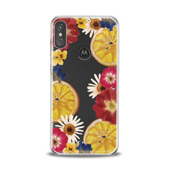 Lex Altern TPU Silicone Motorola Case Floral Citrus