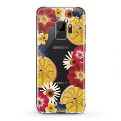 Lex Altern TPU Silicone Samsung Galaxy Case Floral Citrus