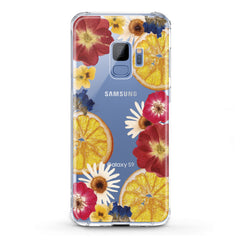 Lex Altern TPU Silicone Samsung Galaxy Case Floral Citrus