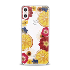 Lex Altern TPU Silicone Motorola Case Floral Citrus