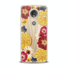 Lex Altern TPU Silicone Motorola Case Floral Citrus