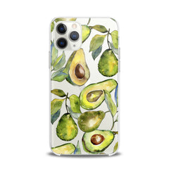 Lex Altern TPU Silicone iPhone Case Avocado Pattern