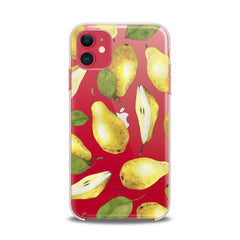 Lex Altern TPU Silicone iPhone Case Pears Pattern