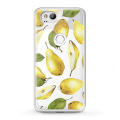 Lex Altern TPU Silicone Google Pixel Case Pears Pattern