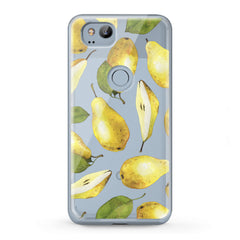 Lex Altern TPU Silicone Google Pixel Case Pears Pattern