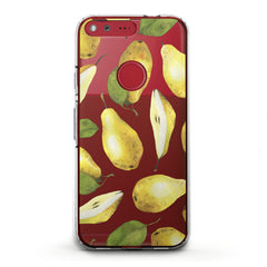 Lex Altern TPU Silicone Google Pixel Case Pears Pattern